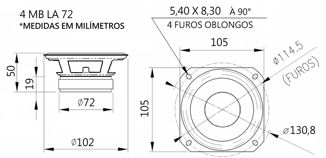 DIMENSÕES 4 MB LA 72